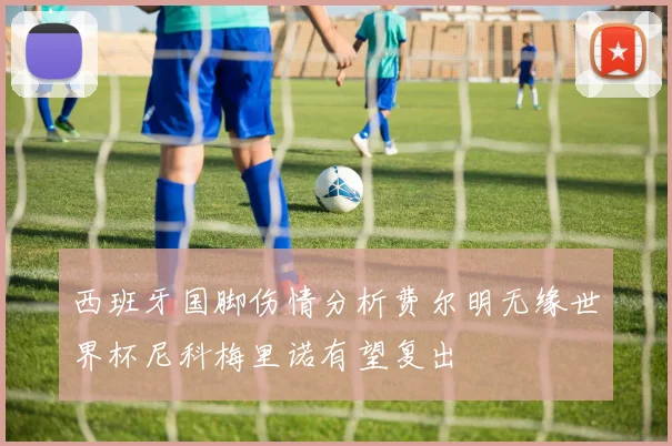 西班牙国脚伤情分析费尔明无缘世界杯尼科梅里诺有望复出